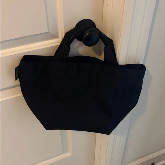 Herve Chapelier Small Black Tote Bag Top Handle - Picture 2 of 6